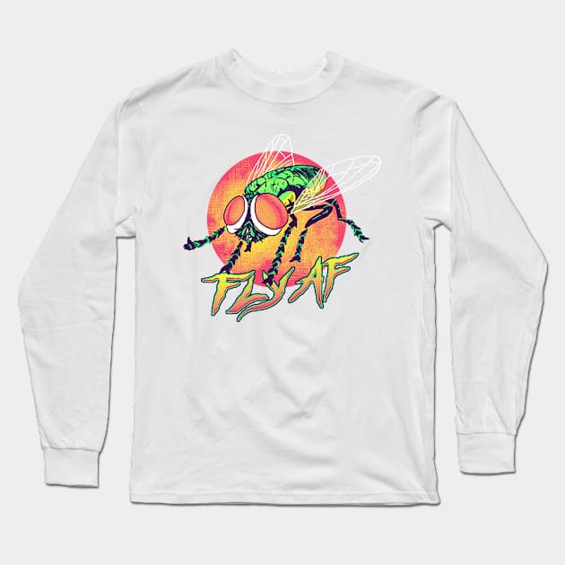 Fly AF Long Sleeve T-Shirt by Hillary White Rabbit